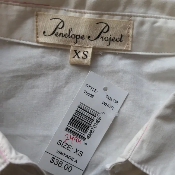 White  Pirate Lady Blouse with Gorgeous Ruffled sleeves XS - Picture 7 of 10